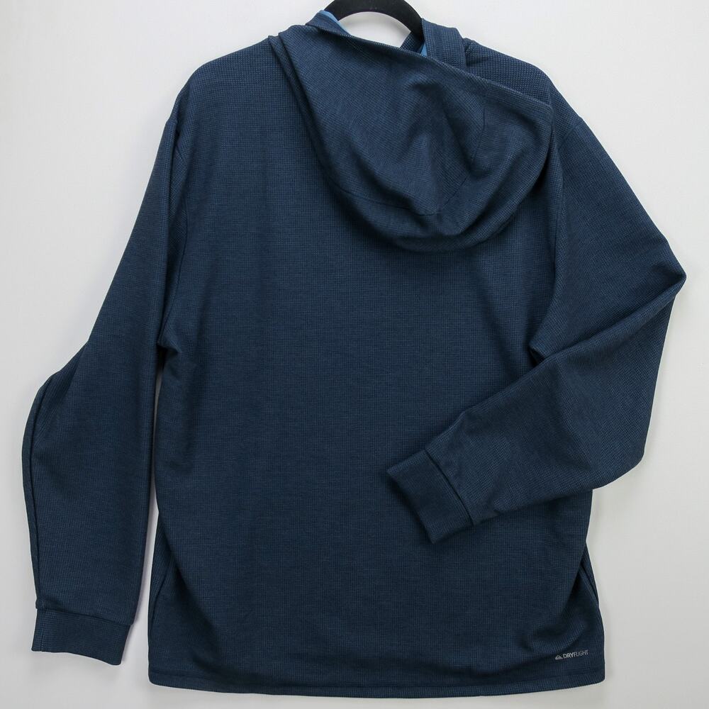 Quiksilver DryFlight Hoodie Mens XL Gray Lightweight Performance Athleisure - Picture 9 of 12